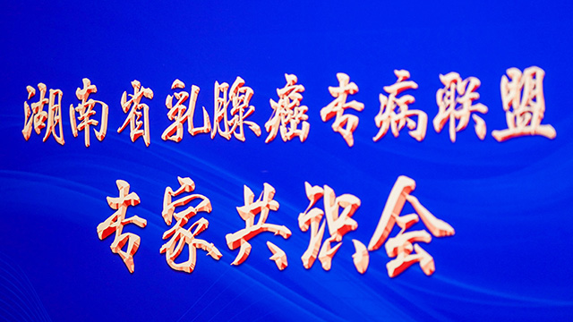 湖南省乳腺癌專病聯(lián)盟專家共識會